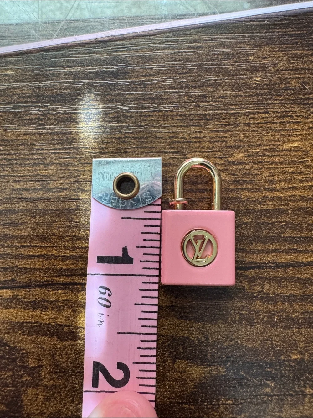 Louise Vuitton pink locket